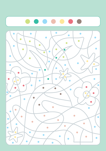 Mon bloc de coloriages magiques - Les couleurs - le monde enchanté