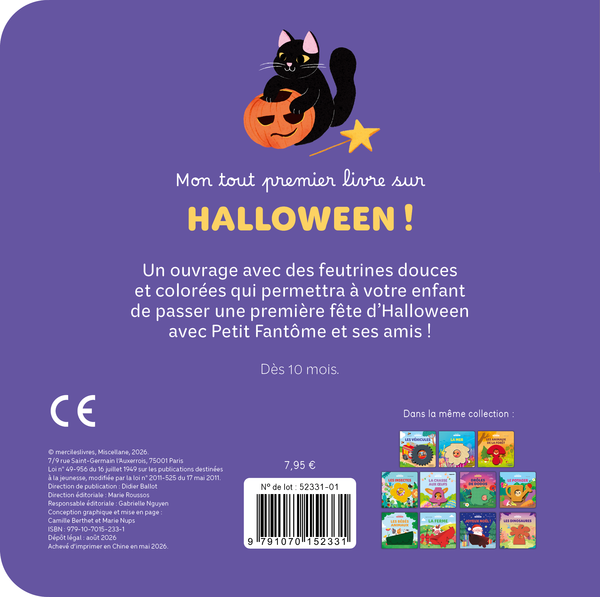 Petit Fantôme fête Halloween - Mes petits coucous