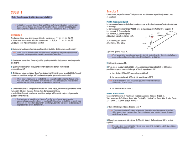Brevet assuré - Maths - 3e