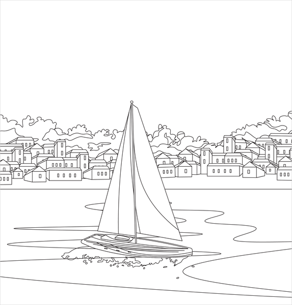 Le Sud - Coloriages pour me détendre