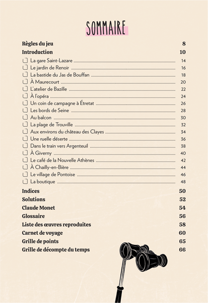 Sur les traces de Monet - Escape book 