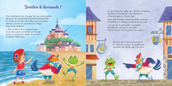 Chanteclerc et Rainette découvrent... la France