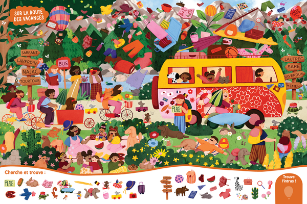 Mon grand cherche et trouve - Vacances en folie