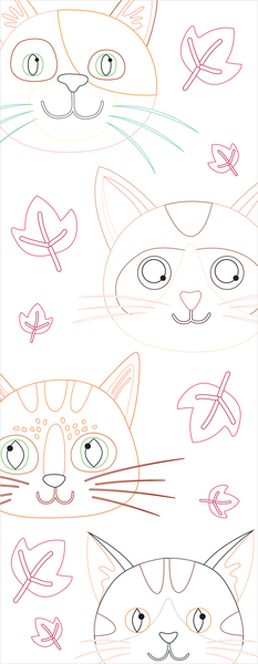 Chatons adorables - Mes petites cartes à colorier