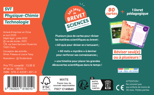 Les Jeux du Brevet - Sciences