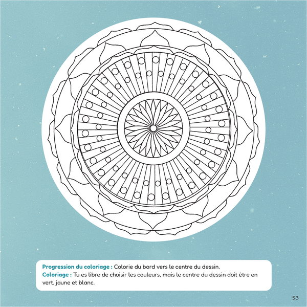 Mes mandalas à colorier pour apaiser mes émotions