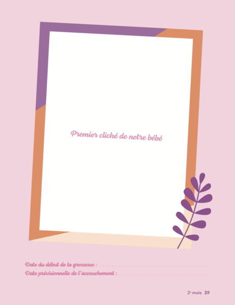 Le carnet de bord de ma grossesse