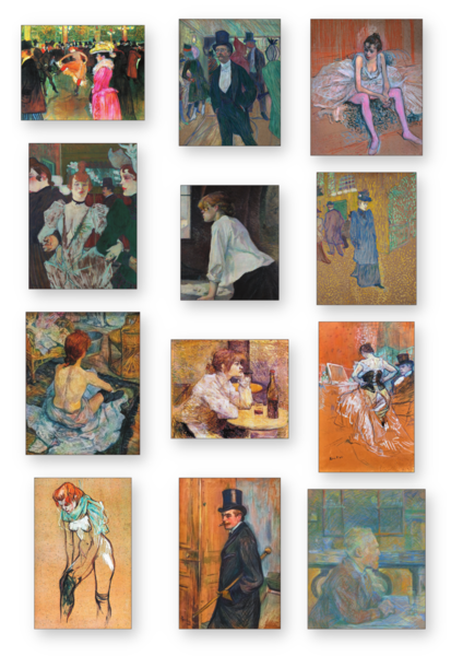 L'atelier des couleurs - Toulouse-Lautrec
