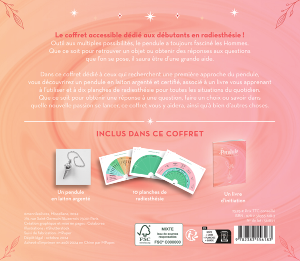 Le pendule : mon coffret de divination