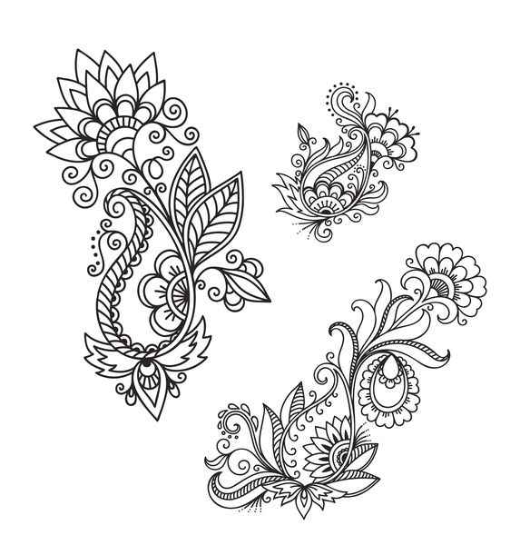 Tatouage ornemental - Coloriages pour me détendre