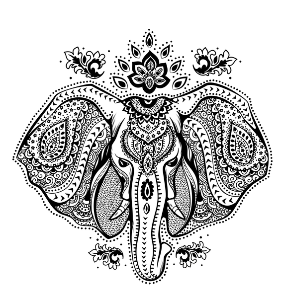Tatouage ornemental - Coloriages pour me détendre