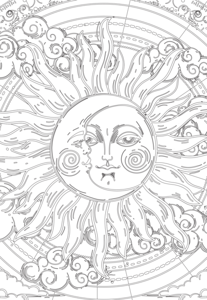 Merveilleuse Magie - 20 cartes à colorier