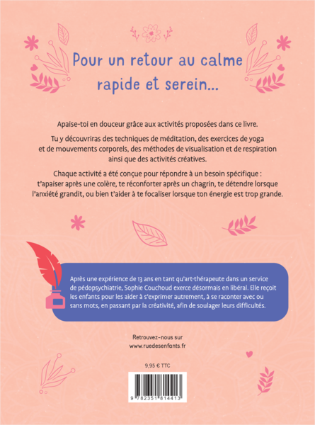 Mon cahier d'activités pour apaiser mes émotions