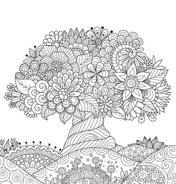 Merveilleuse nature - Coloriages pour me détendre