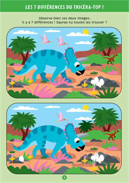 Les dinosaures - Mon bloc de jeux