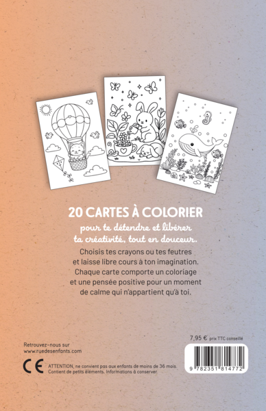 Mes cartes kawaï zen et mes pensées positives