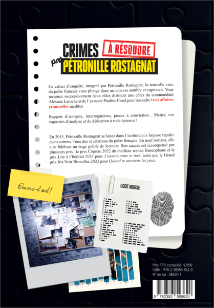 Crimes à résoudre par Pétronille Rostagnat