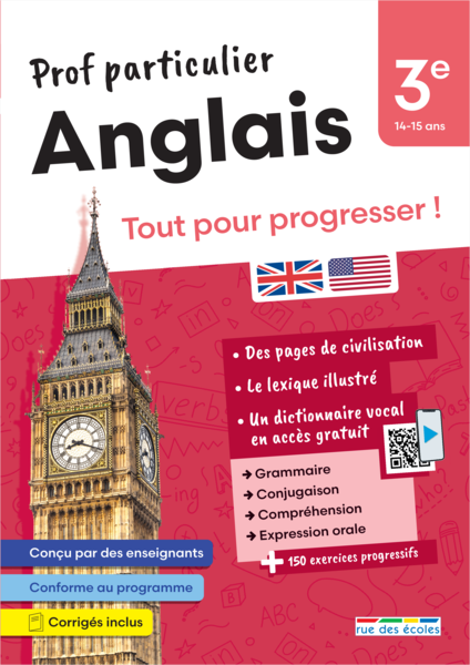 Prof particulier - Anglais 3e