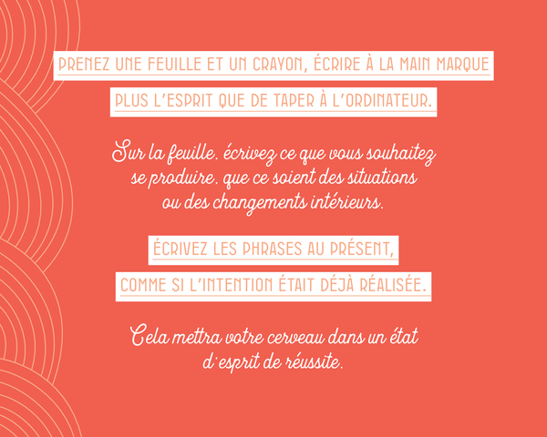 Petits rituels magiques - La loi de l'attraction