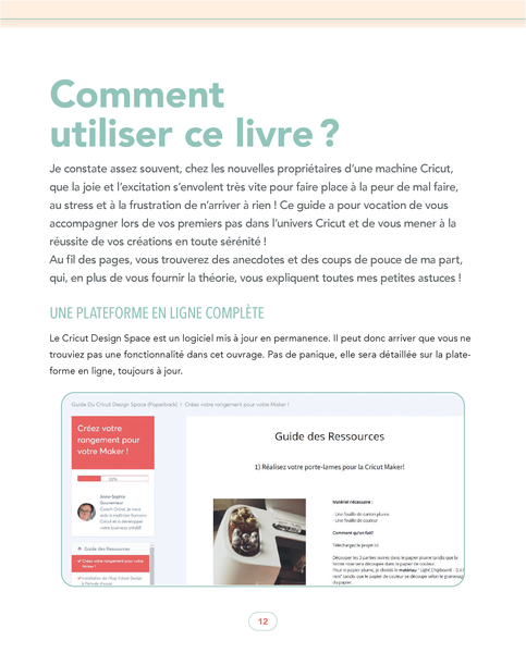 Ma Cricut et moi ! Nouvelle édition mise à jour