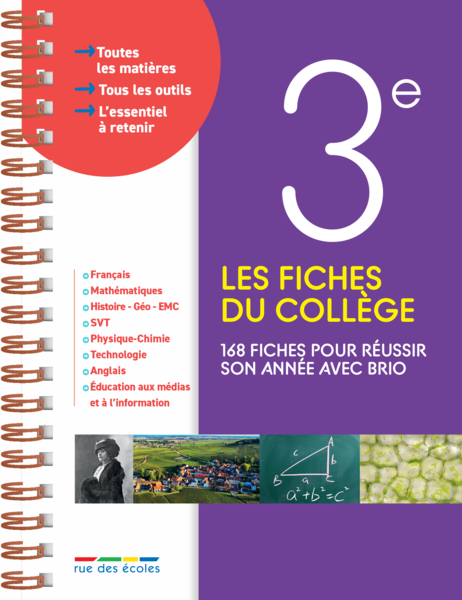 Les fiches du collège - 3e