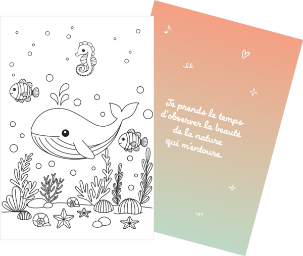 Mes cartes kawaï zen et mes pensées positives