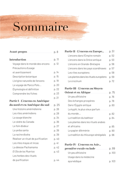 Mon grand guide de l'encens