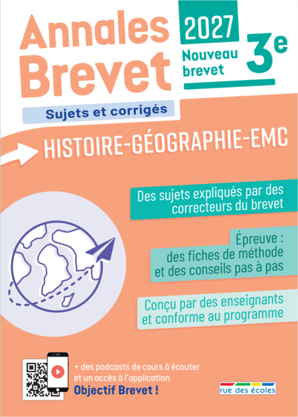 Annales Brevet - Histoire-géo-EMC - 3e - 2027