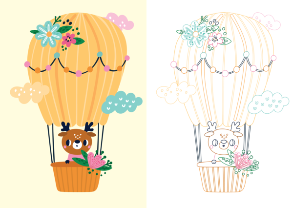 Mon beau coffret de coloriage - Animaux