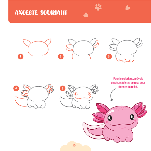Animaux mignons à dessiner pas à pas