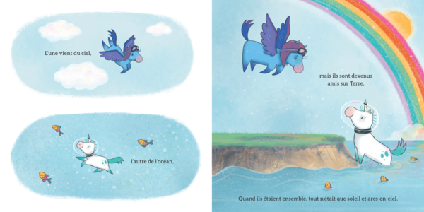 Céleste et Narvie après la pluie