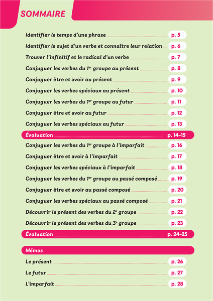 Mon prof à la maison - Conjugaison CE2