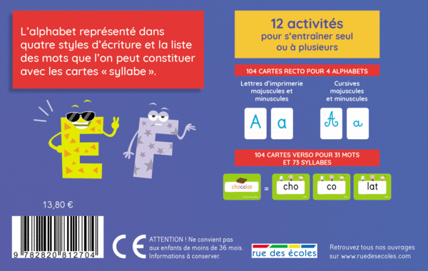 J'apprends les lettres en jouant - 4 ans et plus