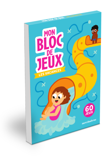 Les vacances - Mon bloc de jeux