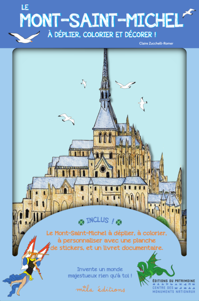 Pochette - Le Mont-Saint-Michel à déplier, colorier et décorer !