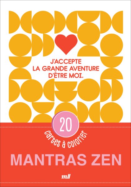 Mantras Zen - 20 cartes à colorier
