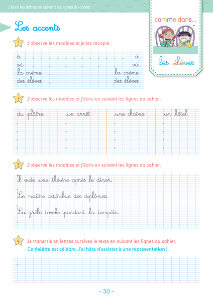 Lot CE1 « Mon cahier d'écriture » (2 titres)