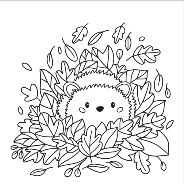 Instant coloriage - Cueillette en forêt