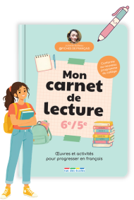 Mon carnet de lecture 6<sup>e</sup>/5<sup>e</sup>