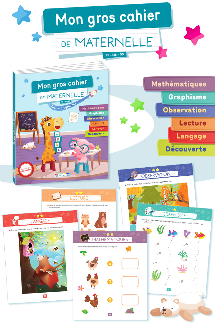 Mon gros cahier de maternelle